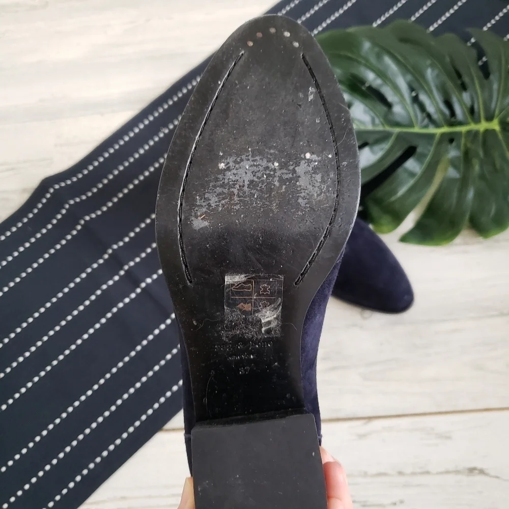 Rag & Bone| Walker Bootie Blue Navy Suede Size 37
